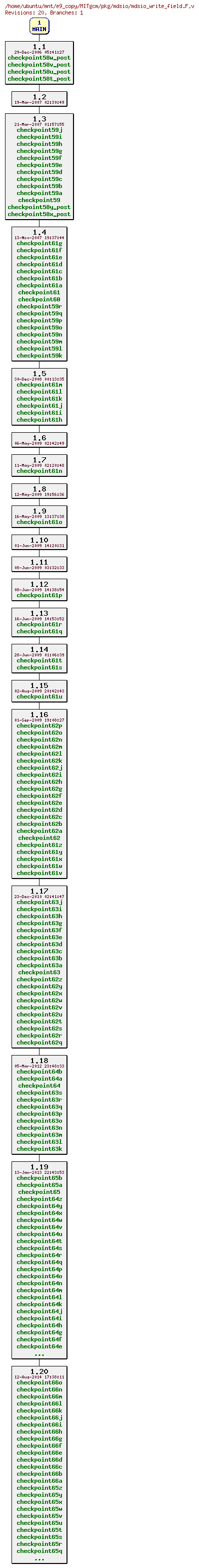 Revisions of MITgcm/pkg/mdsio/mdsio_write_field.F